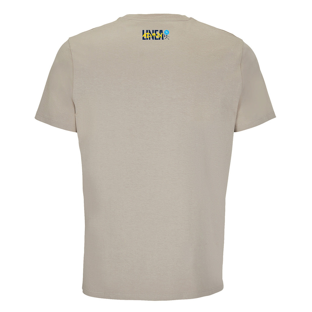 SSC Napoli Linea Admin “Aglio, Højlund e Peperoncino” Beige T-Shirt