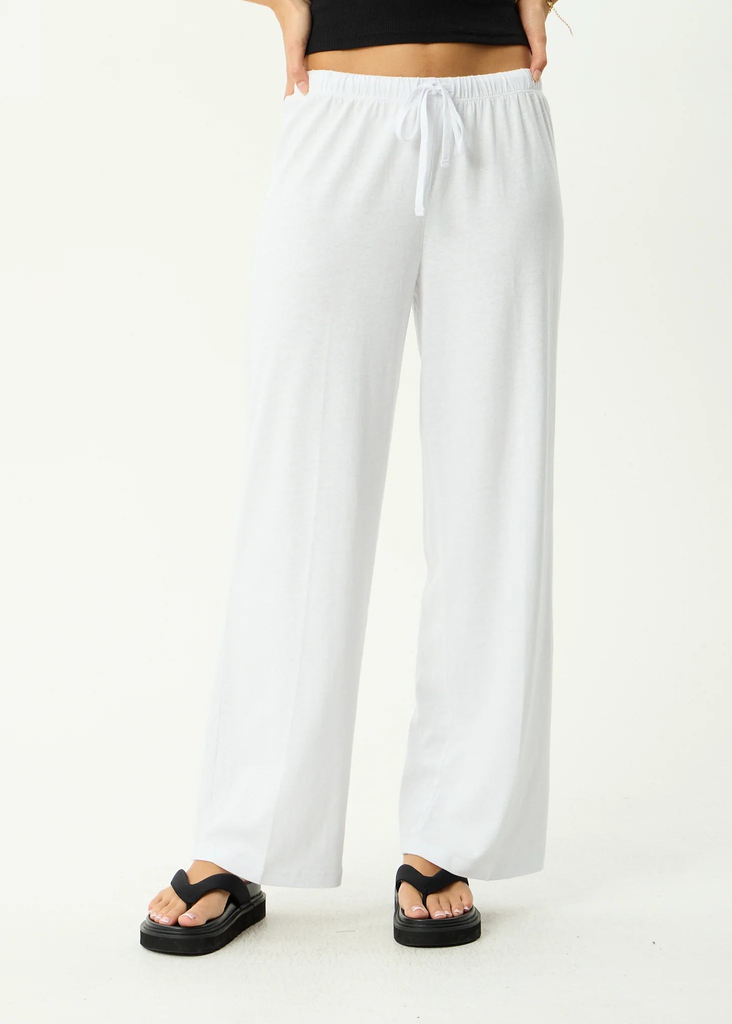 AFENDS Womens Jones - Pant - White