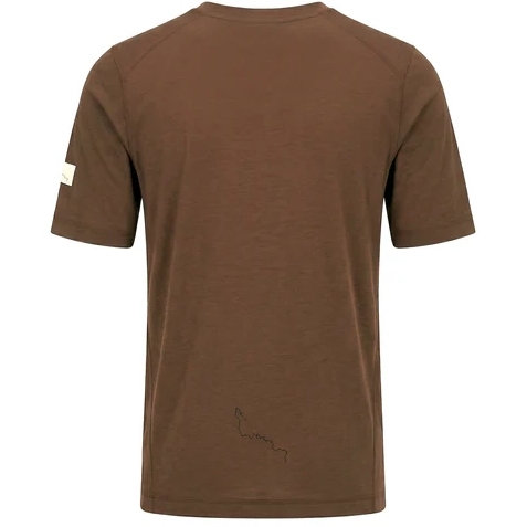 ALBION Merino Riding T-Shirt Unisex - Umber
