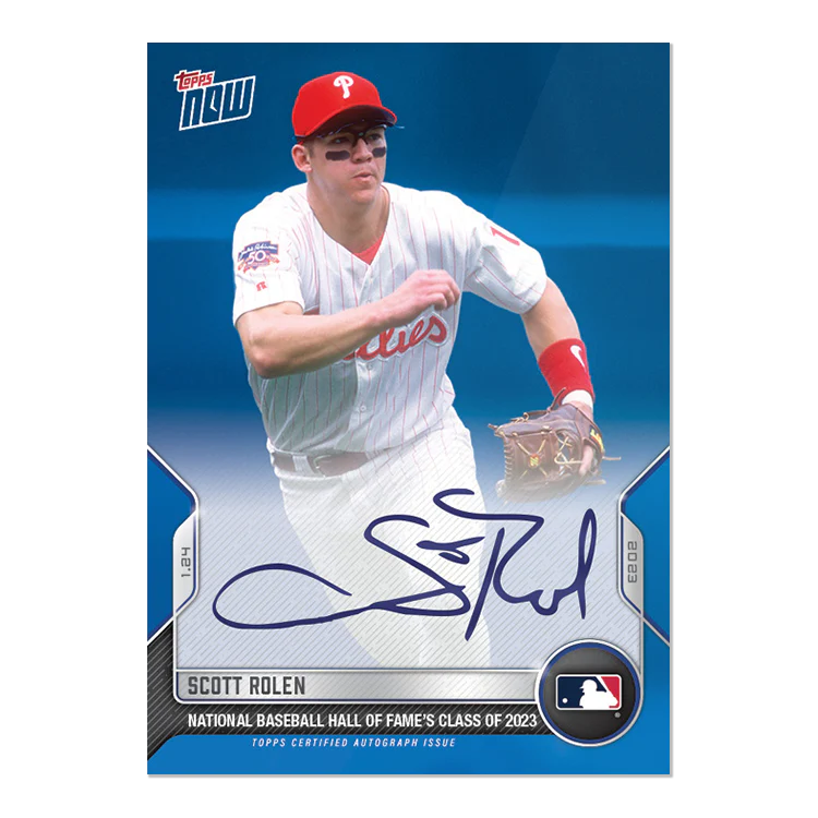 On-Card Auto # to 49 - Scott Rolen - 2022 MLB TOPPS NOW® Card OS-60B