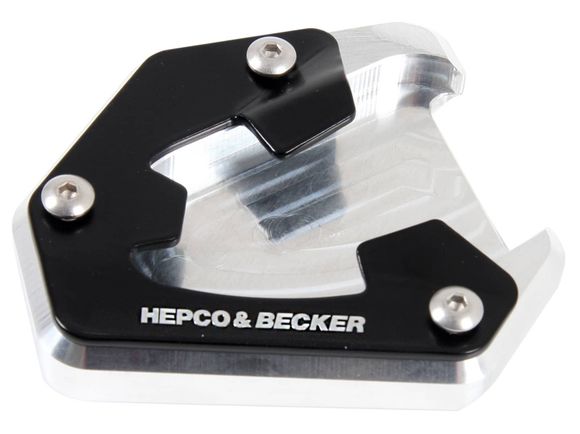Hepco & Becker side stand extension - black/silverHONDA 1000 CRF 1000 L AFRICA TWIN ABS (SD06) - 2018 - 2019Ref: Hbe04623A / 42119512 00 91
