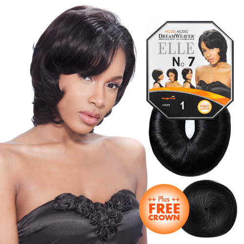 Human Hair Weave DreamWeaver Elle 07 (Free Crown Closure)
