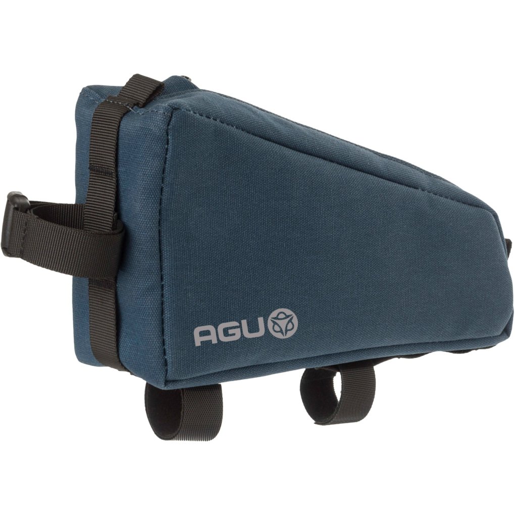AGU Venture Top-Tube Frame Bag - 0.7L - Canvas - steel blue
