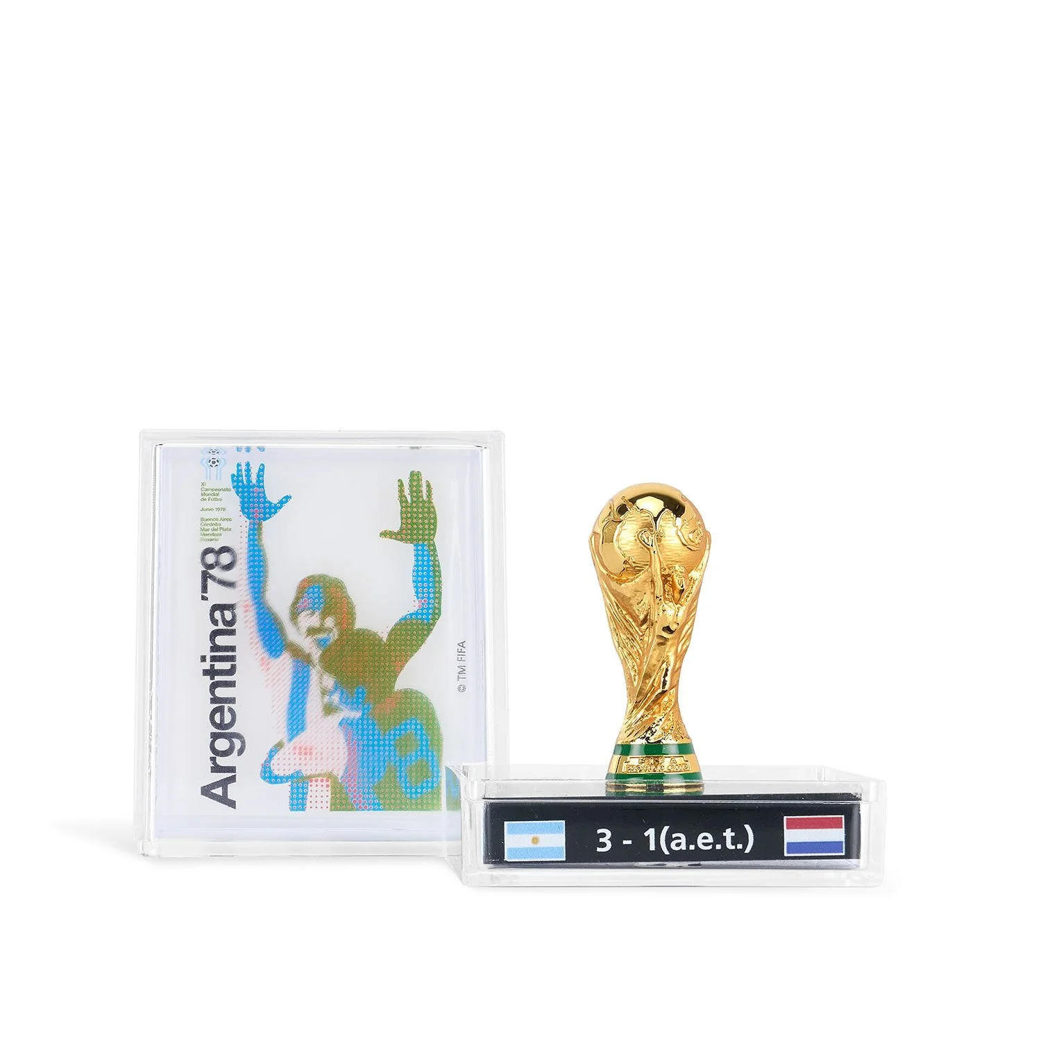 45mm Licensed 1978 World football competition World Cup Replica Trophy