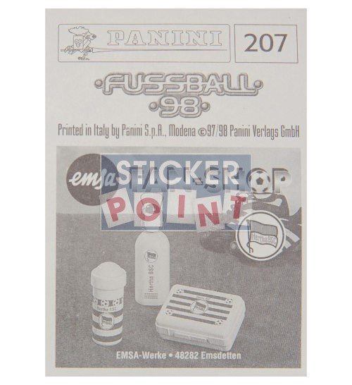 Panini Fussball 98 Fehldruck - Labbadia / Skripnik