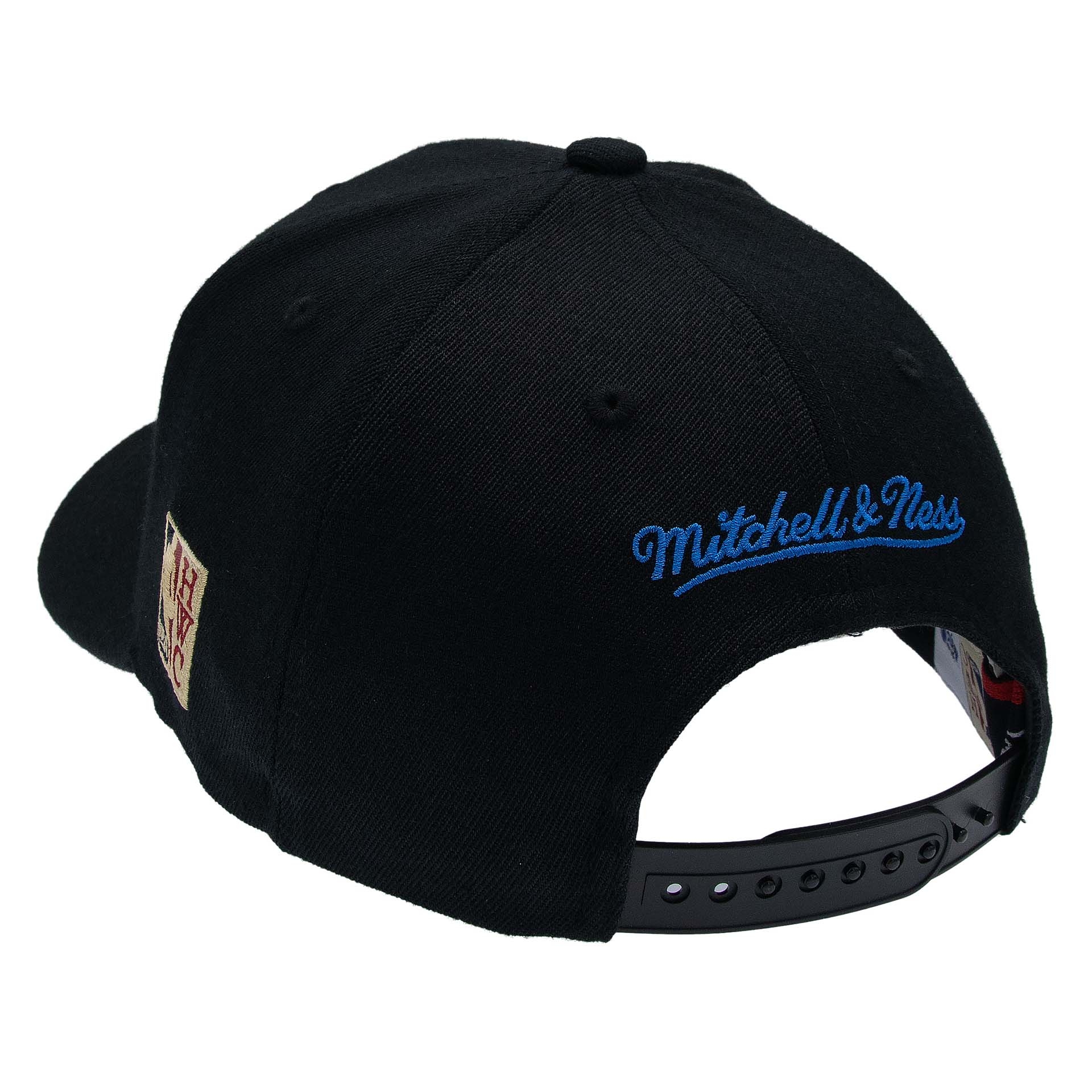 Orlando Magic Team Logo Classic Red Stretch-Snap NBA Cap Black