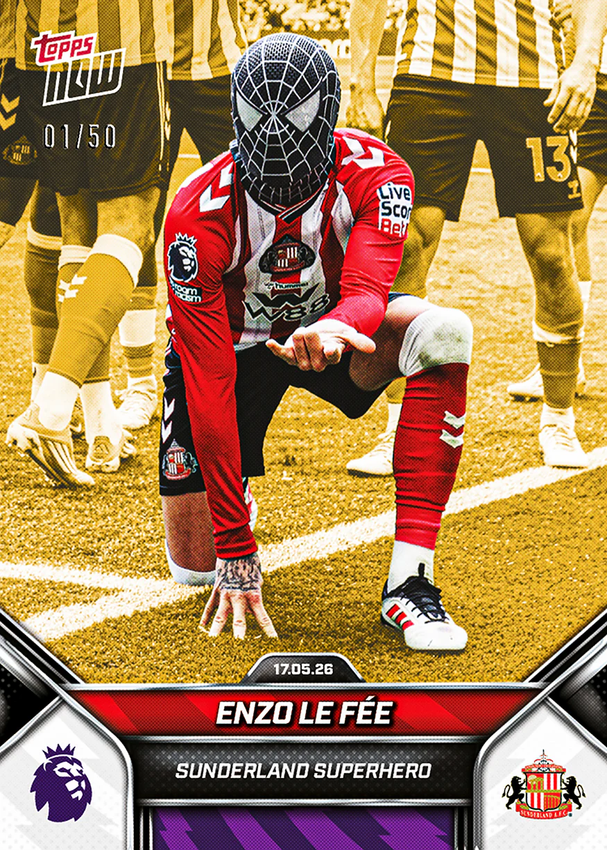 Enzo Le Fée - 2025-26 Premier League Topps NOW® - Card 193