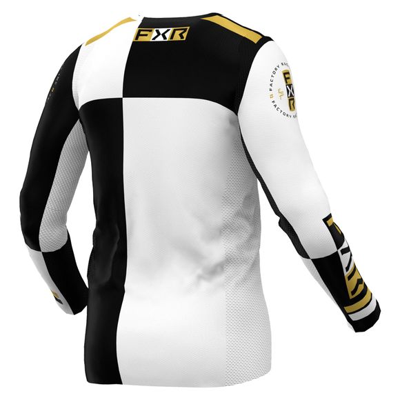 FXR PODIUM PRO BATTALION 2024 cross jersey - White / BlackRef: FXR0565