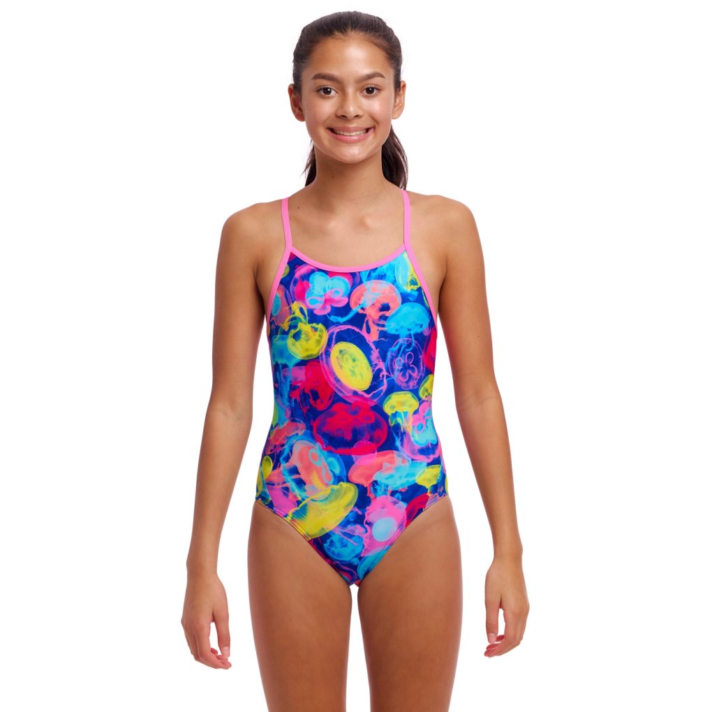 Funkita Diamond Back Eco One Piece Swimsuit Girls - Sting Stung