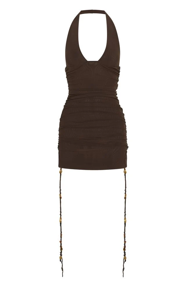 Hearts Desire Mini Dress Chocolate