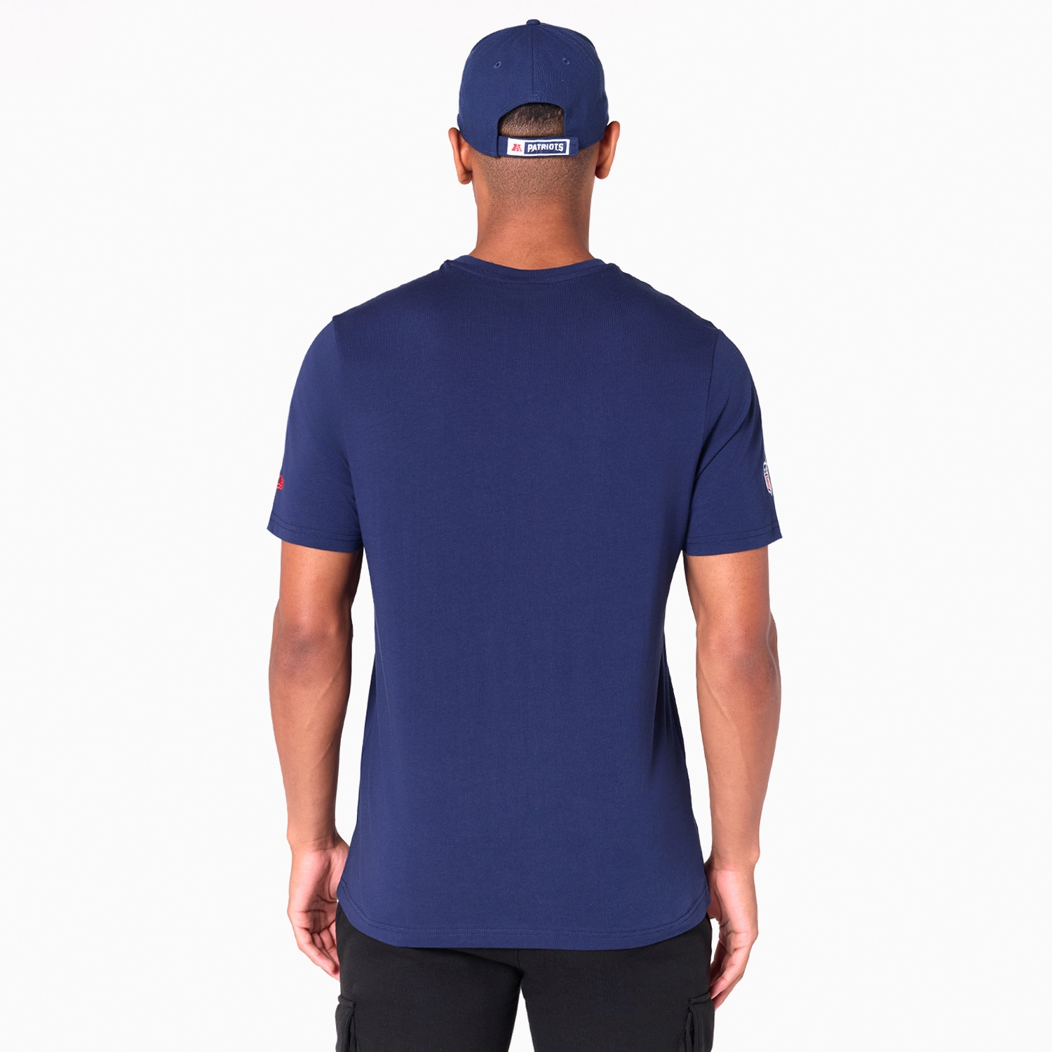 New England Patriots Team Logo New Era NFL T-Shirt Navy