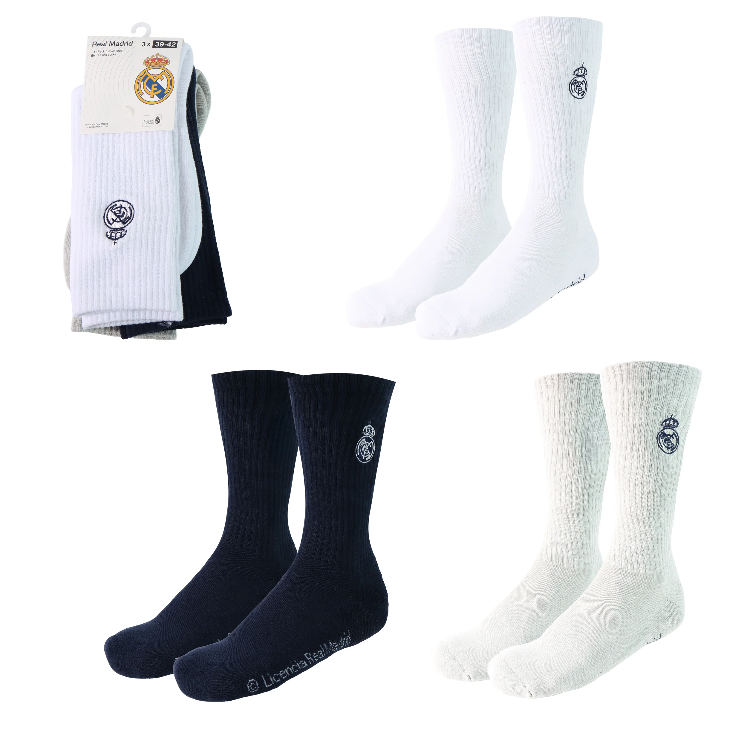 Pack of 3 Long Multicolor Socks