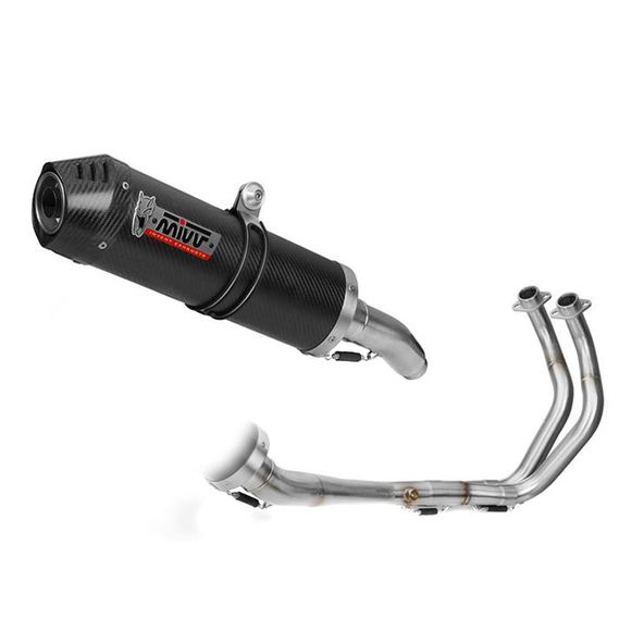 Mivv Complete Oval Full Carbon Exhaust SystemRef: 76000060 / 1088216001