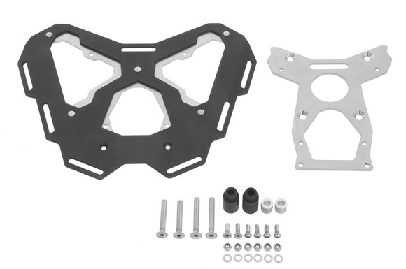 Touratech Aluminum Luggage Rack - BlackRef: Trt01472A / 01-048-5450-0