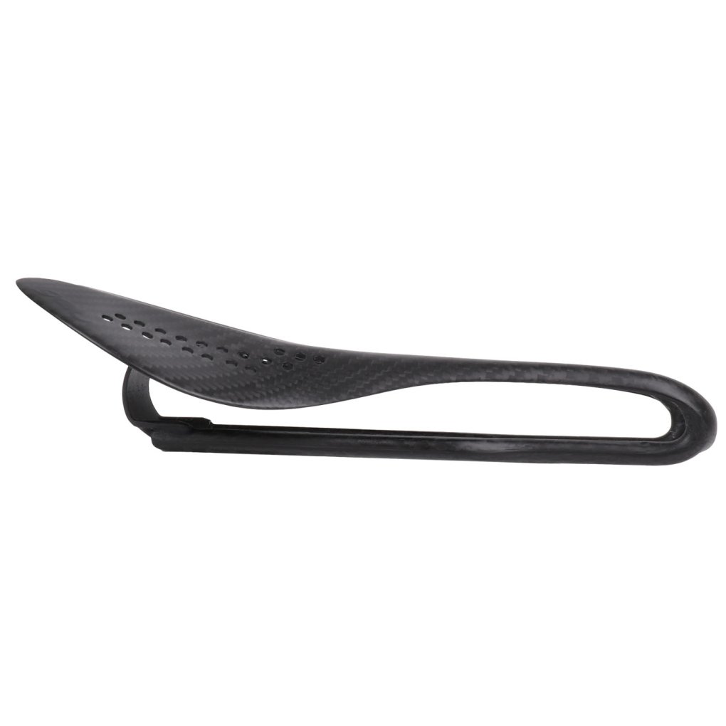 Gelu J3 Carbon Saddle with Punctured Top - black Logos