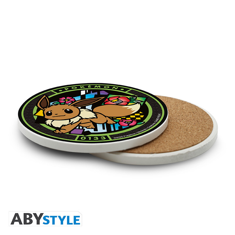 POKEMON Ceramic Coasters Evee