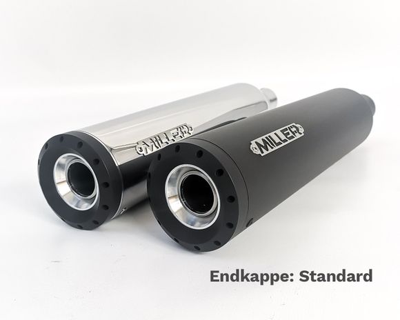 Miller Exhaust Silencer Black with Standard End CapHONDA 500 CL 500 - 2023 - 2024Ref: Mil00971A / Ho-Cl5-X51.07