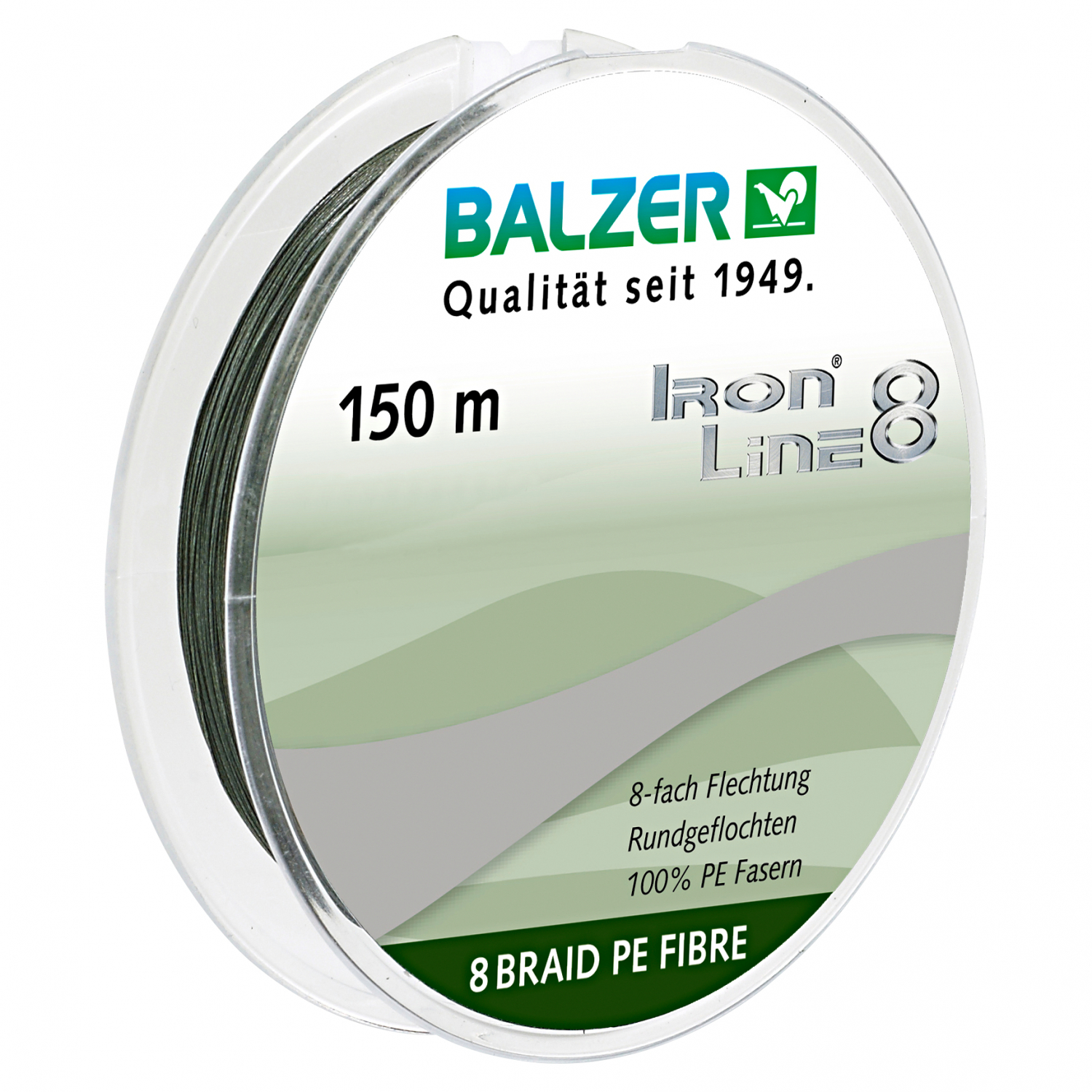 Balzer Fishing Line Iron Line 8 (green, 150 m)