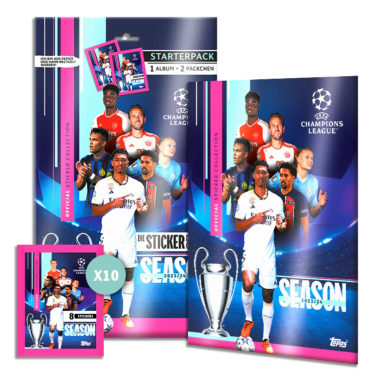 UEFA Champions League Stickers 23/24 - Starter Bundle