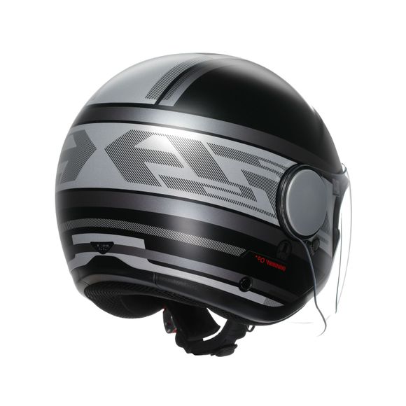 Casque jet AGV ETERES - MONDELLO - Noir / GrisRef : AG1112
