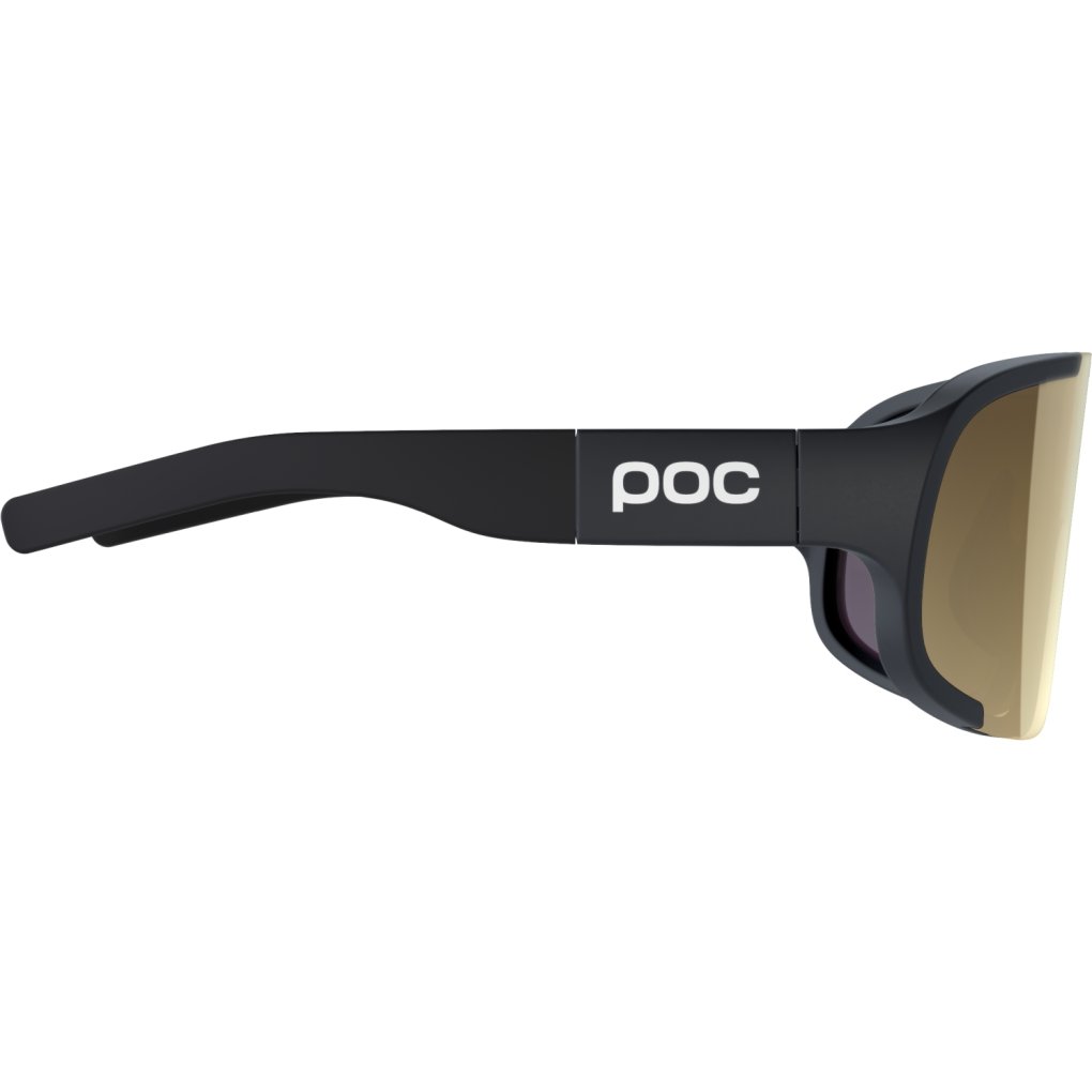 POC Aspire Mid Glasses - Uranium Black - ClarityRoad/Partly Sunny Gold