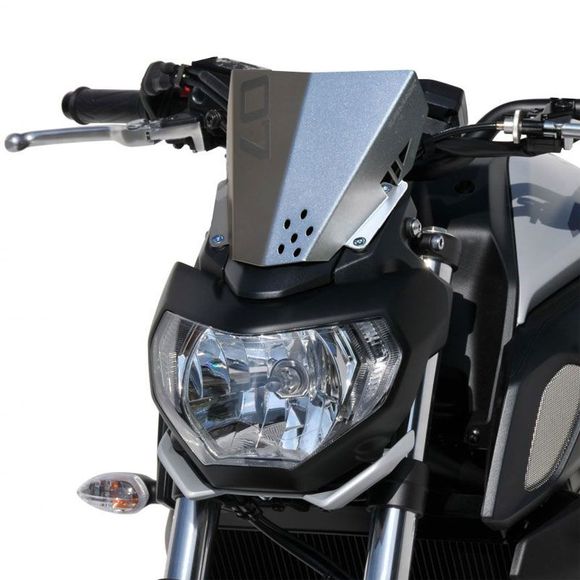 Ermax Sport Aluminum windshield 22 cm - GrayYAMAHA 700 MT-07 ABS - 2018 - 2019Ref: EM1789