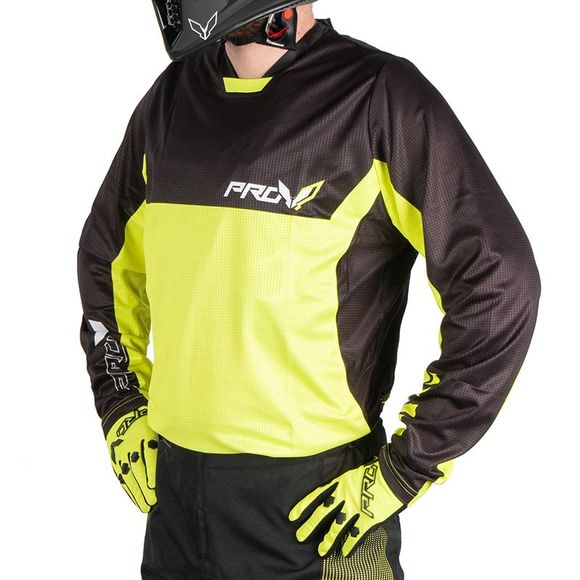 Maillot cross Prov HOLESHOT YELLOW 2026 - JauneRef : POV0051