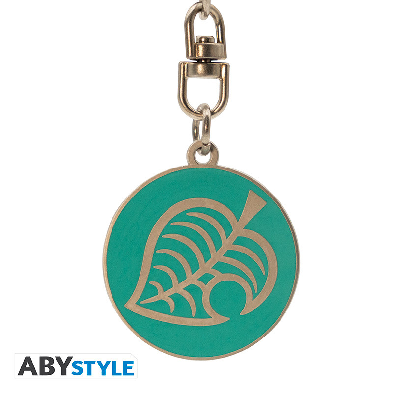 ANIMAL CROSSING Keychain Leaf Logo