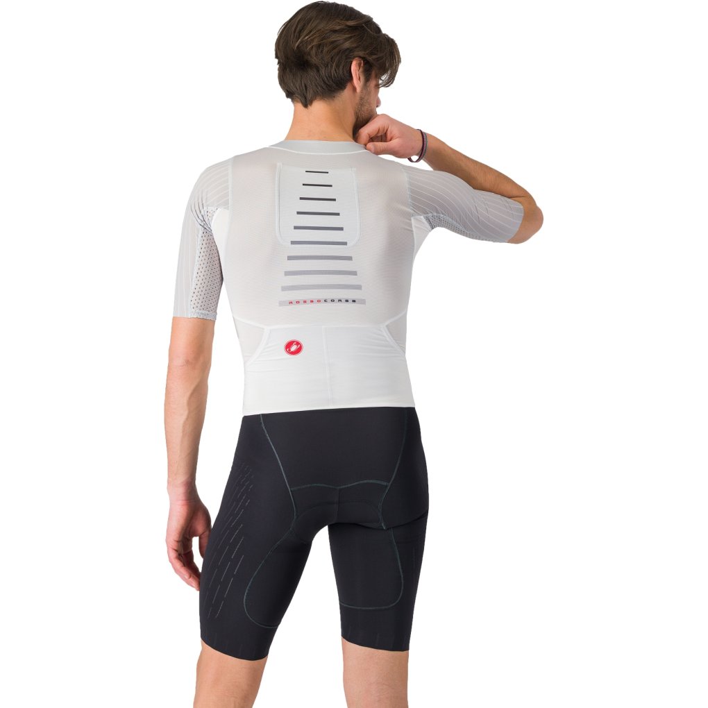Castelli Free Sanremo 3 Suit Short Sleeve Men - white/black 101