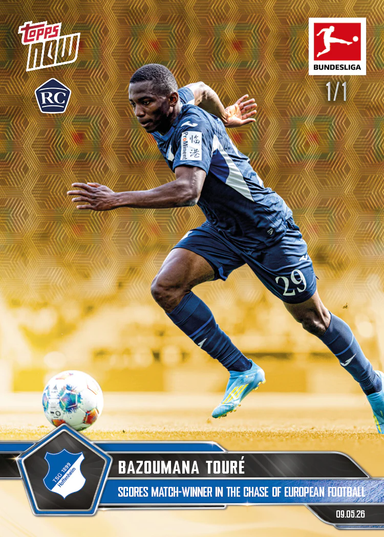 Bazoumana Touré - 2025-26 Bundesliga Topps NOW® - Card 189