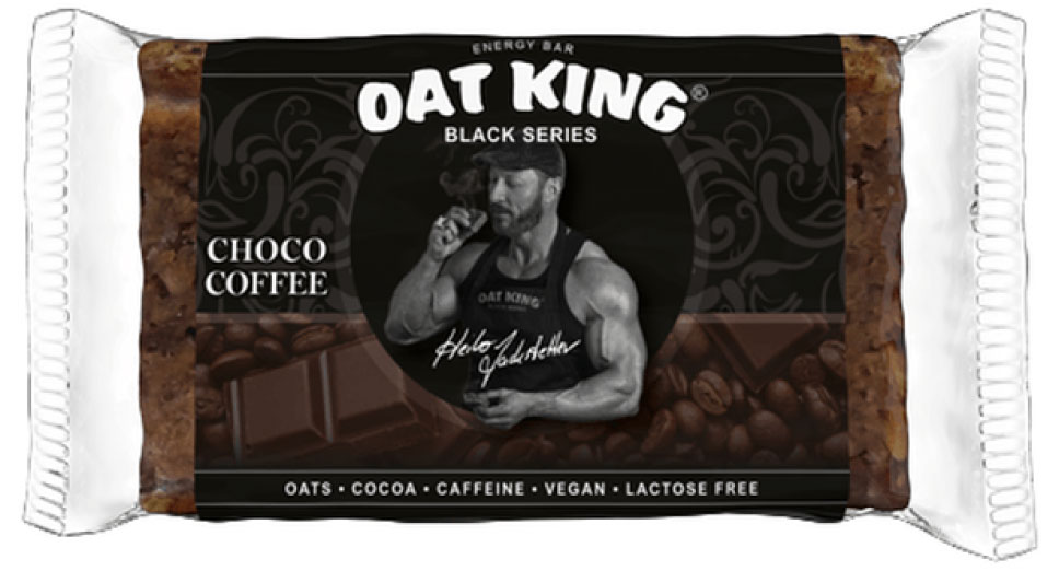 Oat King Black Series - Carbohydrate Bar + Caffeine - 10x90g
