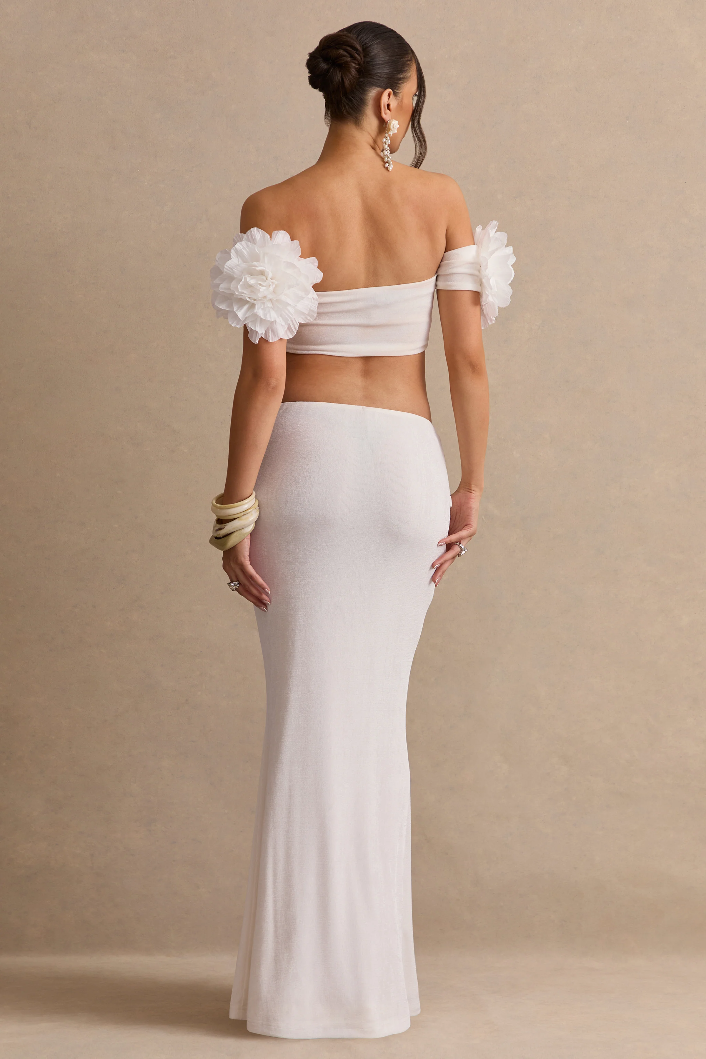 Arwenne | White Maxi Skirt