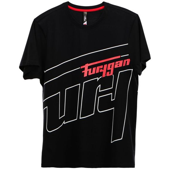 Furygan RAGE Short Sleeve T-Shirt - Black / WhiteRef : FU1494