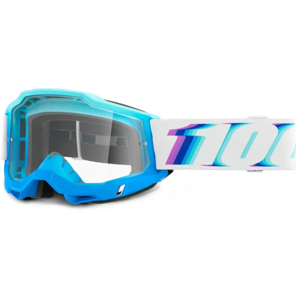 100% Accuri 2 Goggle - Stamino - Silver Flash Mirror | Clear