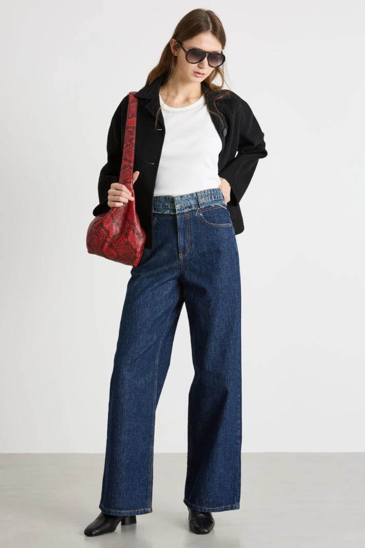 Wide-leg jeans - BLUE