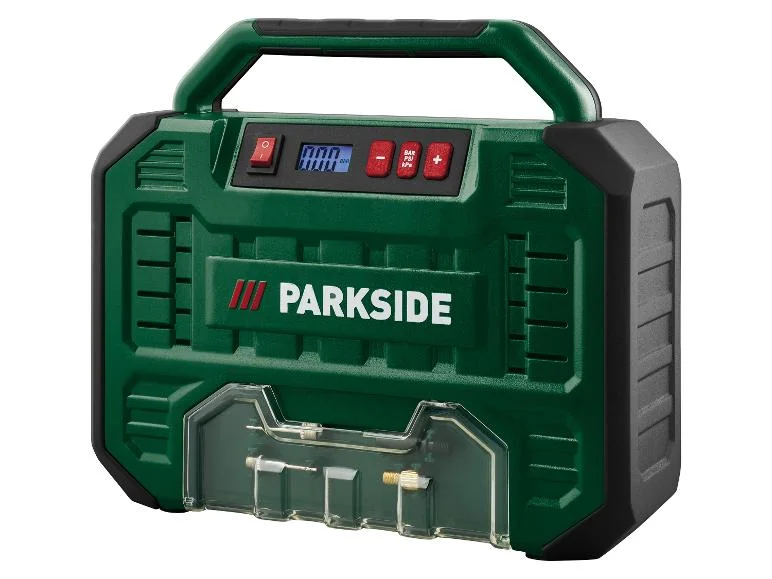 Compresseur numérique portatif 12 V / 230 V