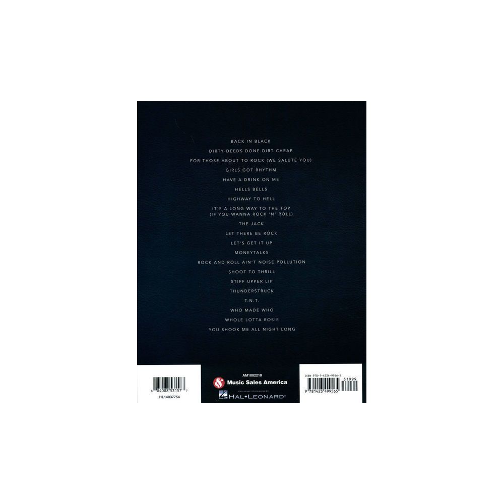 Hal Leonard AC/DC Anthology Piano – Thomann Ireland