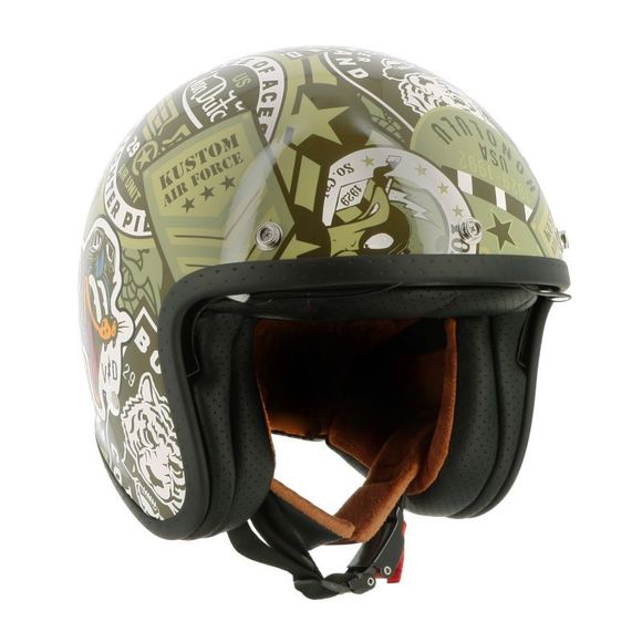 Casque jet Helstons VON DUTCH WILD CAT - MulticoloreRef : VDH0274