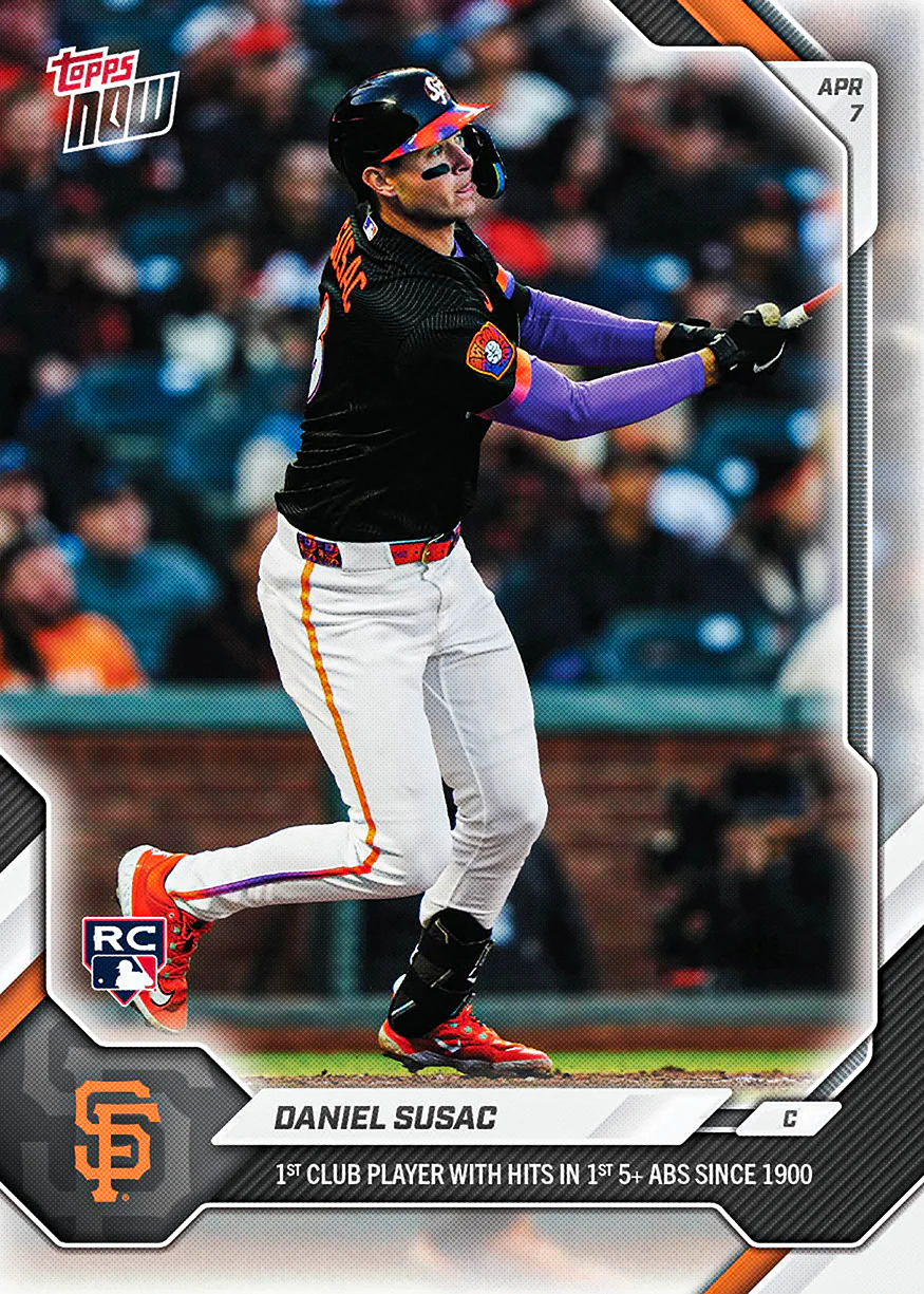 Daniel Susac - 2026 MLB Topps NOW® - Card 63