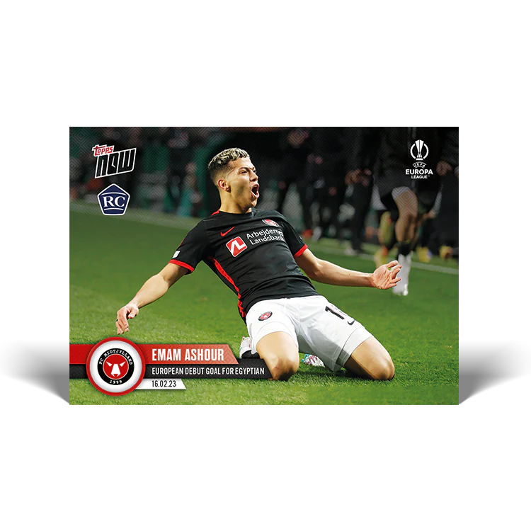 Topps UK - European debut goal for Egyptian - EL TOPPS NOW® Card #29