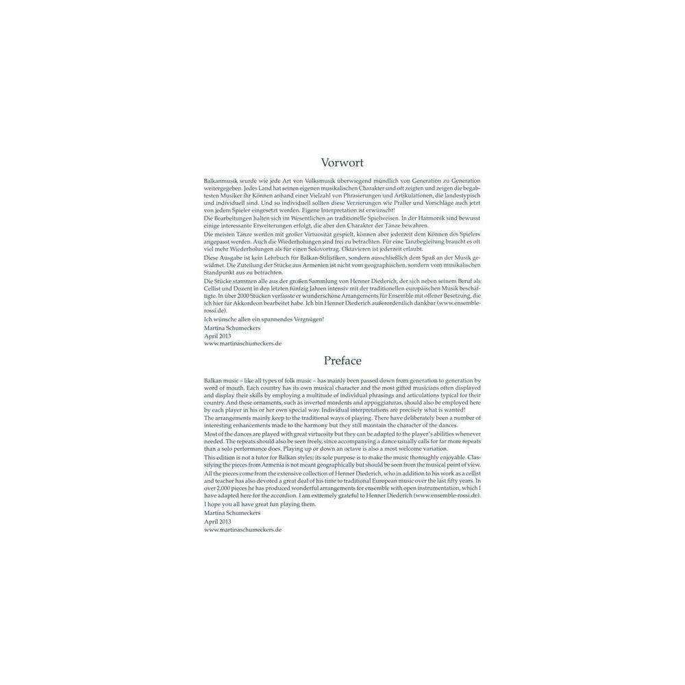 Holzschuh Verlag Balkanmusik – Thomann Ireland