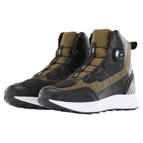 Furygan Tonik D3O® Motorcycle Sneakers - Green / BlackRef: FU1484