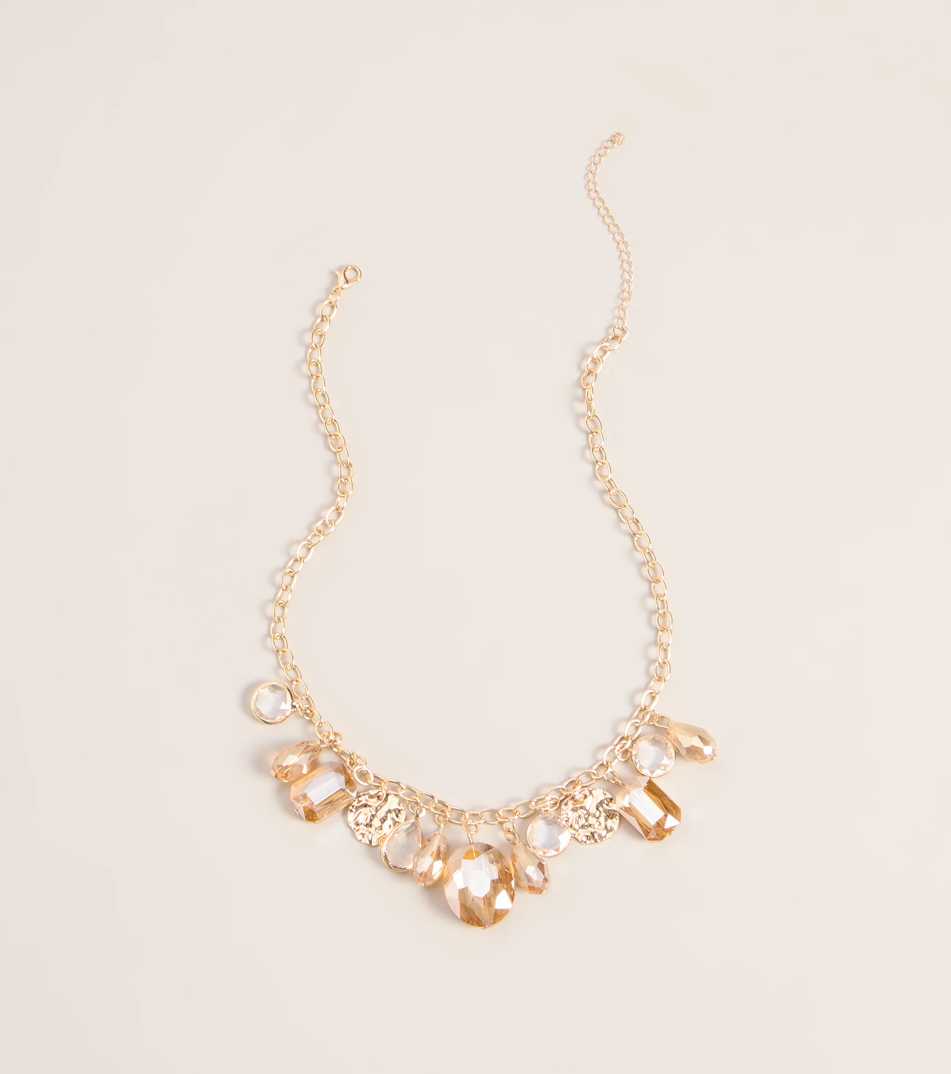Luxe Statement Gemstone Necklace