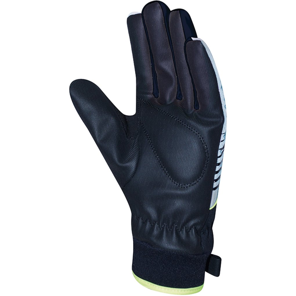 Chiba Waterproof Cycling Gloves Kids - silver reflective/black