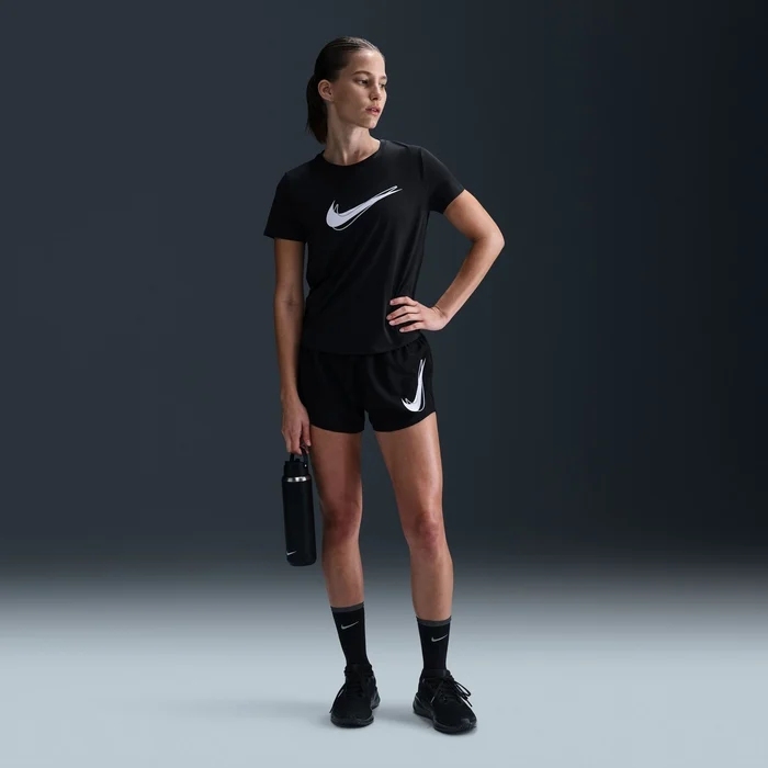 Nike One Swoosh Dri-FIT Short Sleeve Top Women - black HJ2204-010