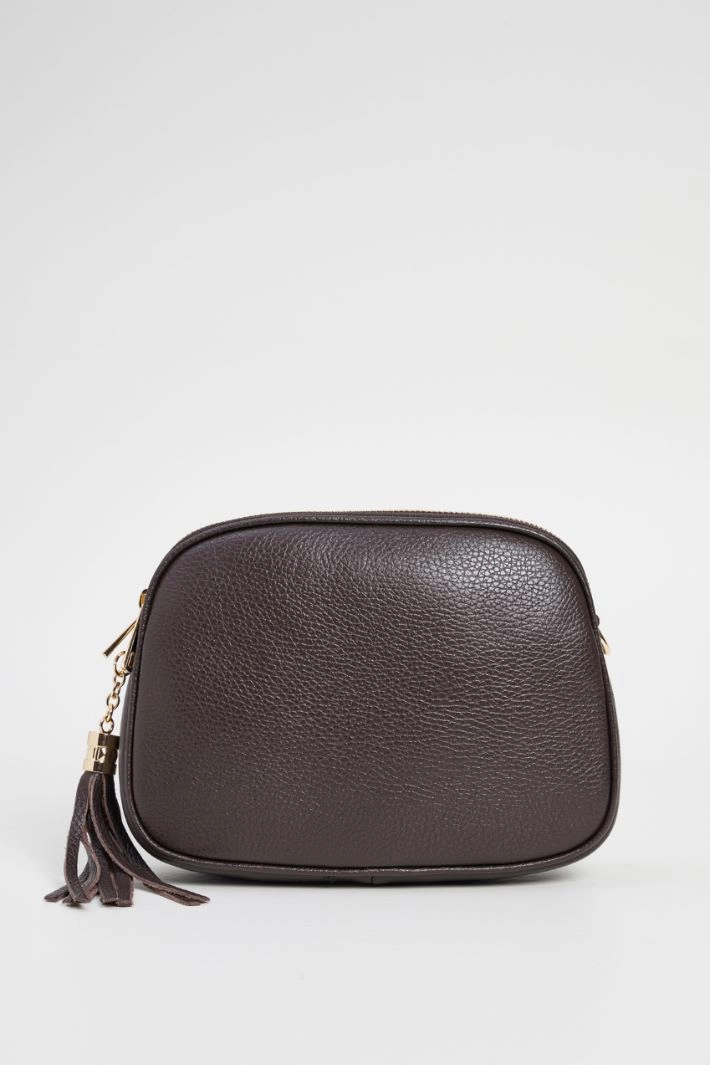 Multi-pocket shoulder bag - BROWN