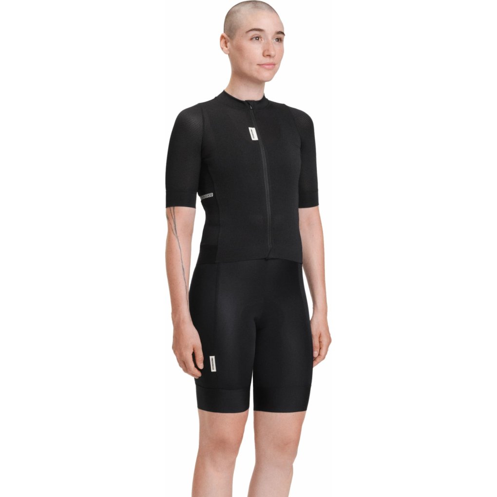 FINGERSCROSSED Road Super Light Short Sleeve Jersey Women - Black