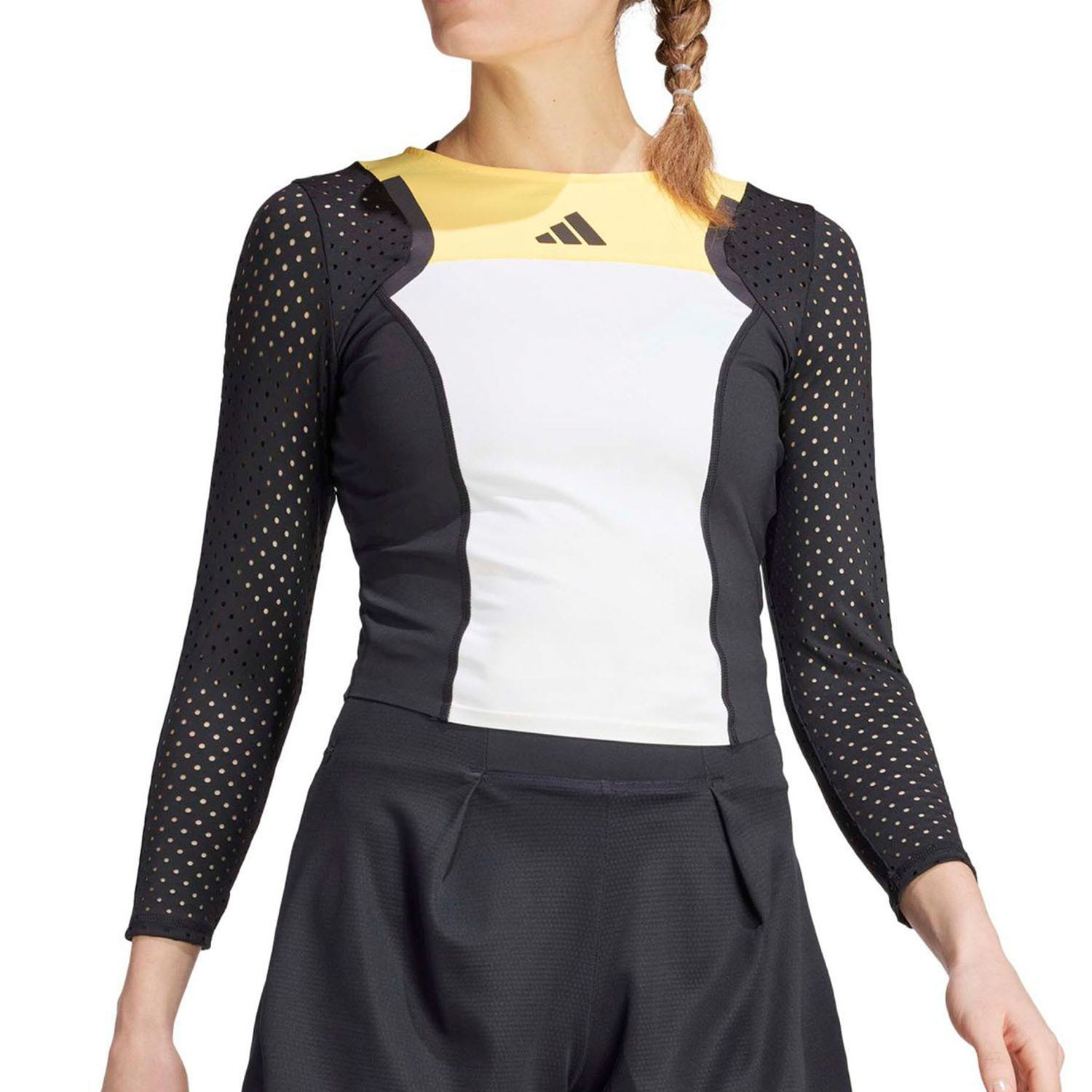 ADIDAS WOMEN'S 3/4 SLEEVE PRO T-SHIRT