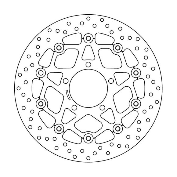Brembo round floating brake discRef : 78B40861