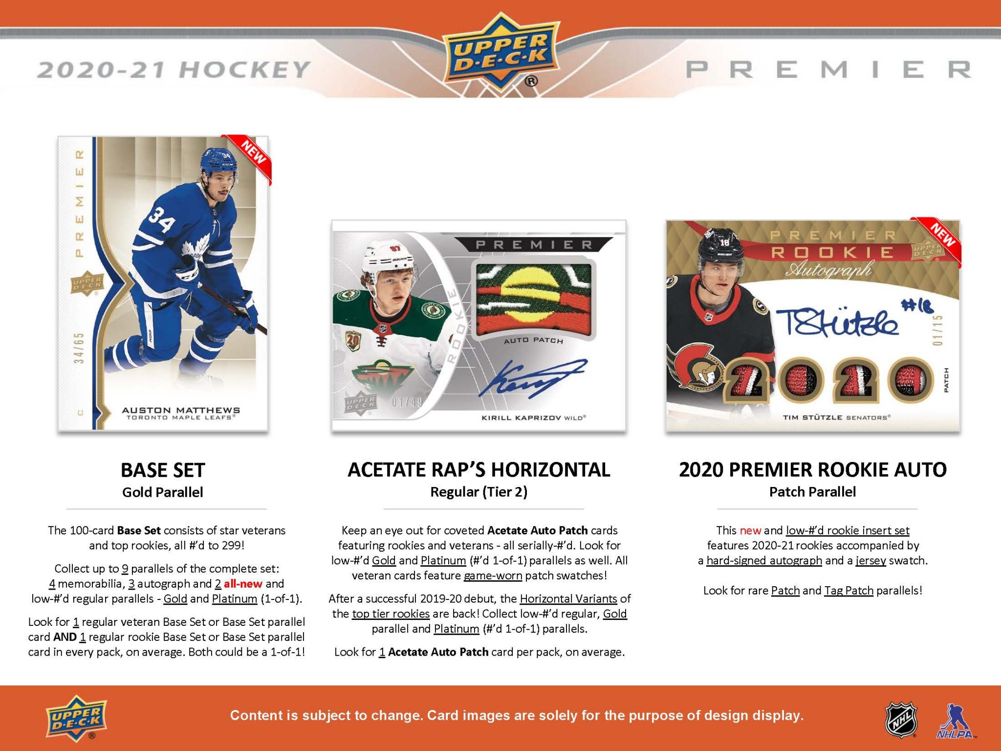 2020/21 Upper Deck Premier Hockey Hobby Box NHL